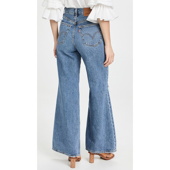 Levi's Premium High Loose Flare Jeans - Size 26x32 NWT - Picture 3 of 5